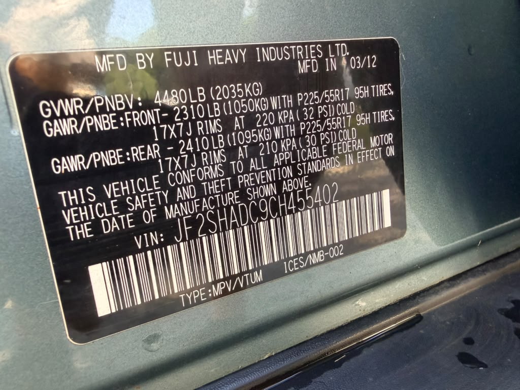2012 Subaru FORESTER 2.5X PREMIUM - Image 30